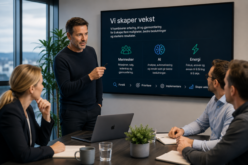 Mann presenterer vekststrategi
